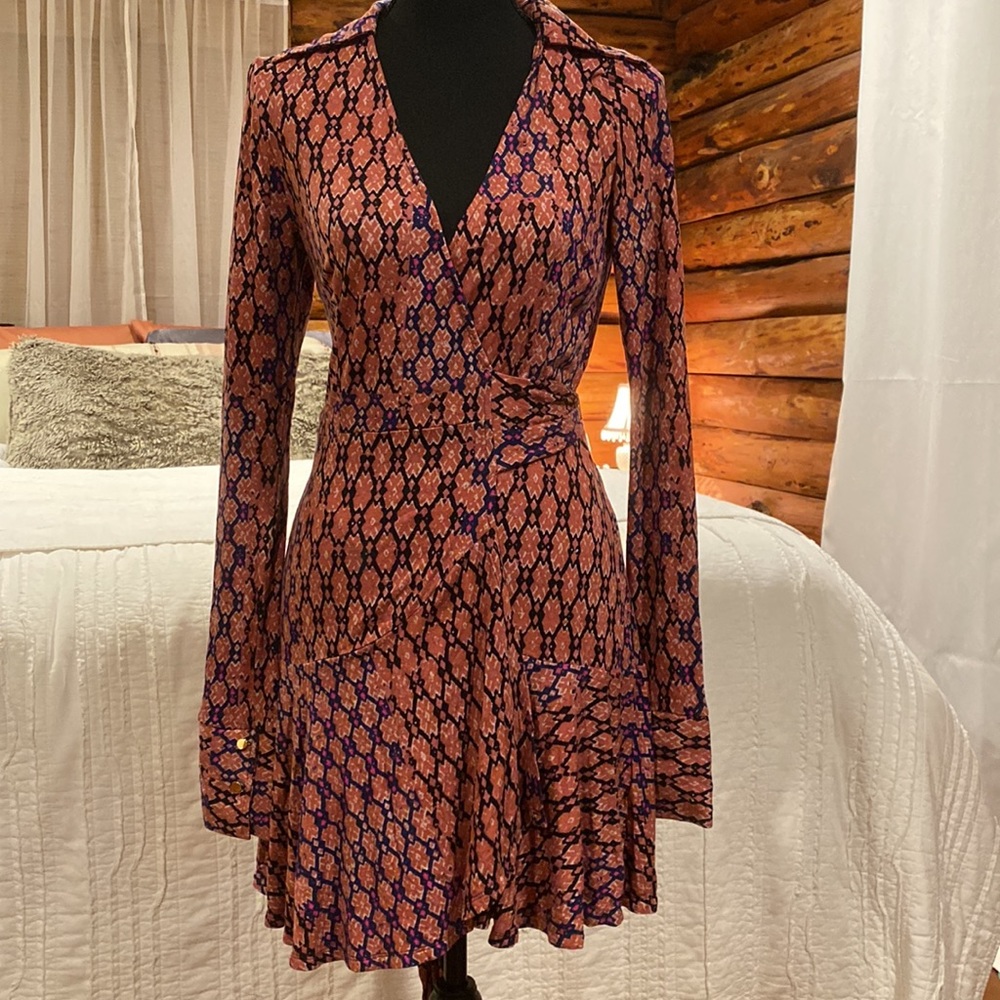 NWOT Free People Rhette Mini Wrap Dress, XS, MSRP $128.00 - Picture 2 of 7